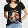 4Th Of July Bidenflation The Cost Of Voting Stupid Biden Women V-Neck T-Shirt