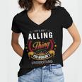 Alling Shirt Family Crest AllingShirt Alling Clothing Alling Tshirt Alling Tshirt Gifts For The Alling Women V-Neck T-Shirt