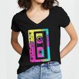 Cassette Tape Mixtape 80S And 90S Costume Women V-Neck T-Shirt