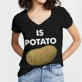 Funny Potato Women V-Neck T-Shirt