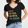 Jardine Name Shirt Jardine Family Name Women V-Neck T-Shirt