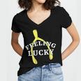 Lucky Turkey Wishbone Vintage 10 Shirt Women V-Neck T-Shirt