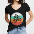 Motorcycle Racing Motorcycle Biker 484 Shirt Women V-Neck T-Shirt