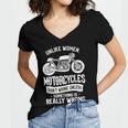 Motorcycles Dont Whine Unless 468 Shirt Women V-Neck T-Shirt