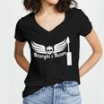 Motorcycles Mascara Cool Dreaming 467 Shirt Women V-Neck T-Shirt