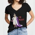 Queens Platinum Jubilee V3 Women V-Neck T-Shirt