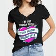 Too Clumsy To Be Around Fragile Masculinity 215 Shirt Women V-Neck T-Shirt