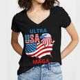 Ultra Maga Ultra Maga Funny Women V-Neck T-Shirt