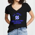Us Army 3Rd Infantry Division Women V-Neck T-Shirt