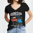 Welcome To Camp Quitcherbitchin Funny 7 Shirt Women V-Neck T-Shirt