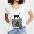 All I Need Is Love And Yoga And A Cat Lovers Gift For Yoga Lovers Funny Cat Women V-Neck T-Shirt