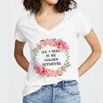 All I Need Is My Golden Retriever Women V-Neck T-Shirt