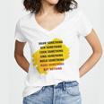 Anti Consumerism Women V-Neck T-Shirt