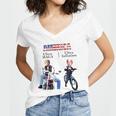 Best America Trump Ultra Maga Biden Ultra Inflation Women V-Neck T-Shirt