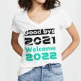 Happy New Year V2 Women V-Neck T-Shirt