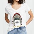 Huchnon Native American Tribe V5 Women V-Neck T-Shirt