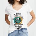 I Really Like Surgeon Penguin Ok Women V-Neck T-Shirt