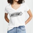 Just Start 98 Trending Shirt Women V-Neck T-Shirt