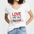 Love Is In The Air Try Not To Breathe 134 Trending Shirt Women V-Neck T-Shirt