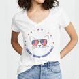 Memorial Day Cat Meowmorial Day V2 Women V-Neck T-Shirt