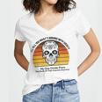 Official Wrong Society Drink From The Skull Of Your Enemies V2 Women V-Neck T-Shirt