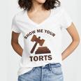 Show Me Your Torts V2 Women V-Neck T-Shirt