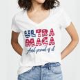 Ultra Maga And Proud Of It A Ultra Maga And Proud Of It V5 Women V-Neck T-Shirt