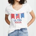 Ultra Maga And Proud Of It V13 Women V-Neck T-Shirt