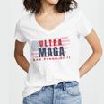 Ultra Maga And Proud Of It V17 Women V-Neck T-Shirt