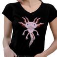 Axolotl Cute Women V-Neck T-Shirt