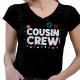 Cousin Crew 4Th Of July Patriotic American Family Matching V9 Women V-Neck T-Shirt