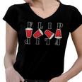 Flipadelphia Women V-Neck T-Shirt