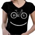 Funny Mountain Bike Evolution Biker Best V4 Women V-Neck T-Shirt