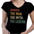 Hendren Name Shirt Hendren Family Name V2 Women V-Neck T-Shirt