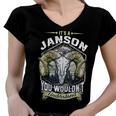 Janson Name Shirt Janson Family Name V4 Women V-Neck T-Shirt