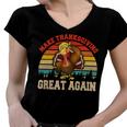 Make Thanksgiving Great Again Funny 4 Shirt Women V-Neck T-Shirt