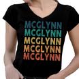 Mcglynn Name Shirt Mcglynn Family Name Women V-Neck T-Shirt