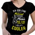 Motorcycle Motif Cool Motorbike Rider 492 Shirt Women V-Neck T-Shirt