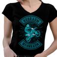 Motorcycle Saying Funny Biker 478 Shirt Women V-Neck T-Shirt