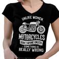 Motorcycles Dont Whine Unless 468 Shirt Women V-Neck T-Shirt