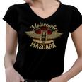 Motorcycles Mascara Moped Chopper 464 Shirt Women V-Neck T-Shirt