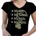 My Son Is A Soldier Hero Proud 707 Shirt Women V-Neck T-Shirt