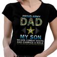 My Son Wears Combat Bootsproud Army 690 Shirt Women V-Neck T-Shirt