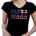 Proud Ultra Maga V11 Women V-Neck T-Shirt