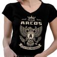 Team Arcos Lifetime Member V7 Women V-Neck T-Shirt