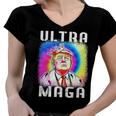 Ultra Maga Gift V5 Women V-Neck T-Shirt