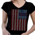 Ultra Maga Proud Patriotic Tshirt Women V-Neck T-Shirt