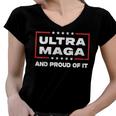 Ultra Maga Proud Ultra-Maga Women V-Neck T-Shirt
