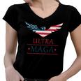 Ultra Maga United State Women V-Neck T-Shirt