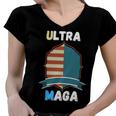 Ultra Mega Great Quote To Support Trump Women V-Neck T-Shirt